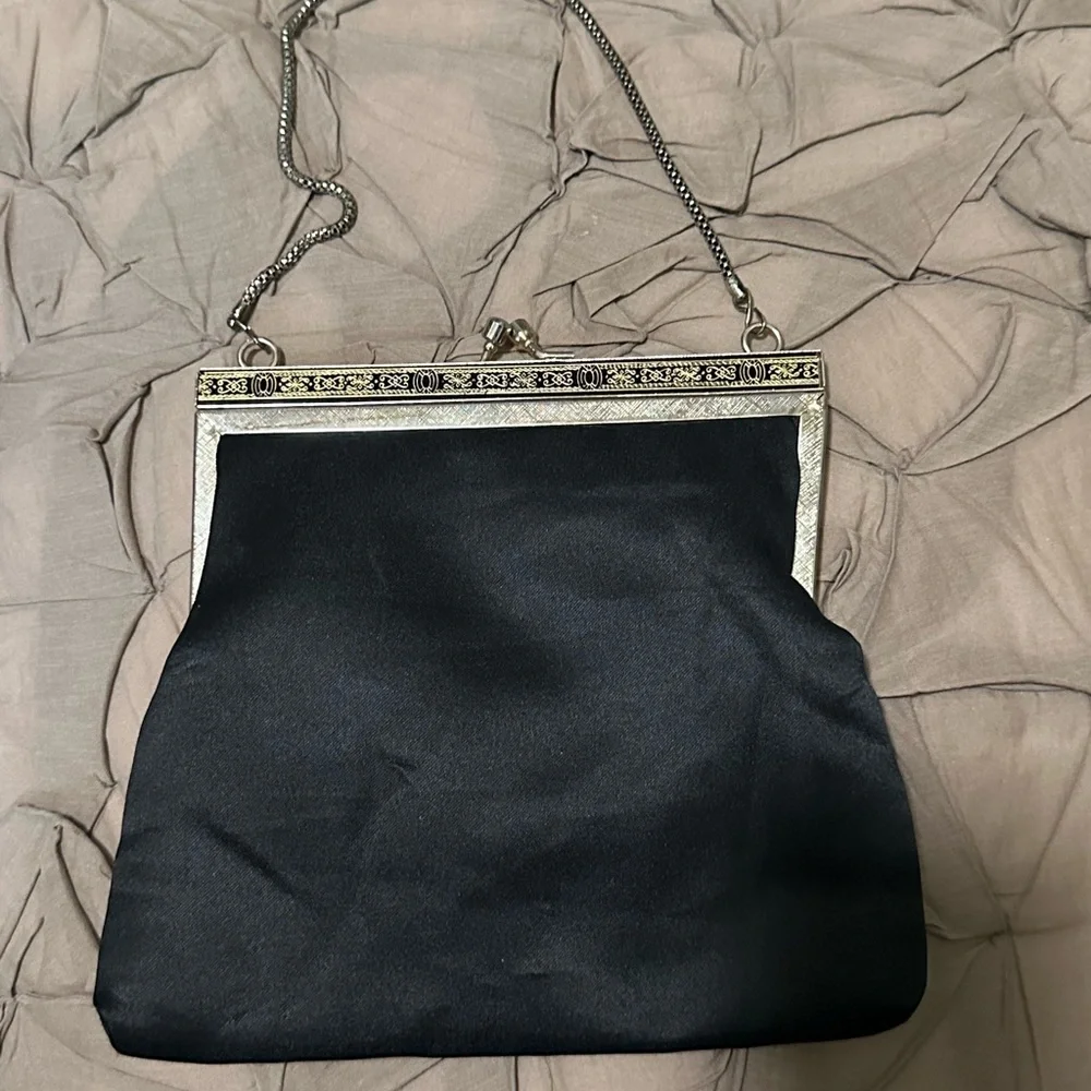 Vintage Black La ReGale Formal Purse (see description)
